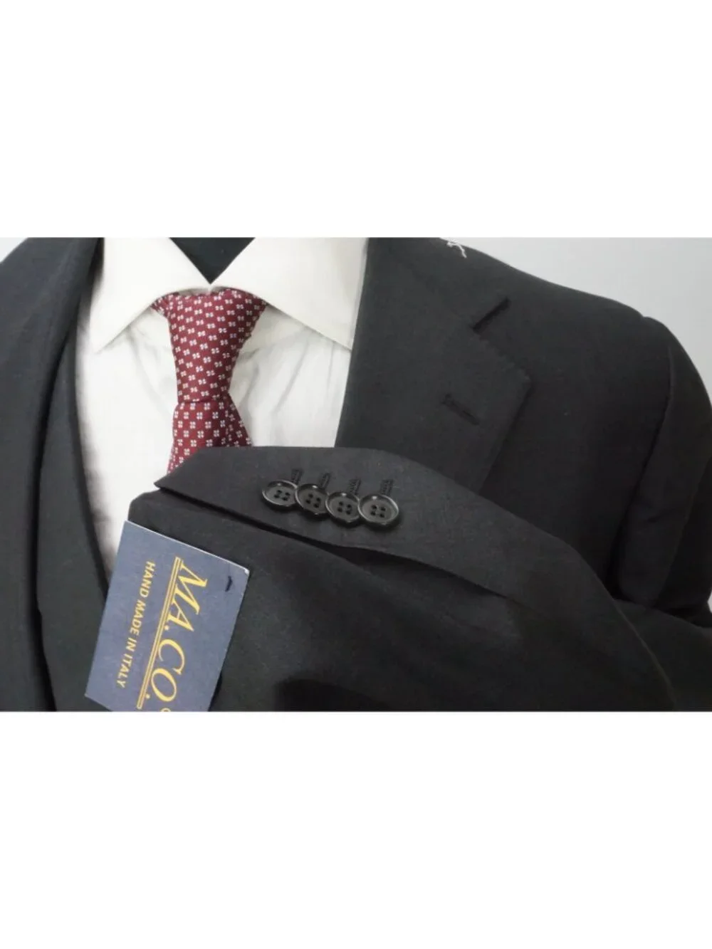 Raffaele Caruso x MA.CO Gray S120s Wool 2Pc Suit Jacket Pant 42R BRAND NEW